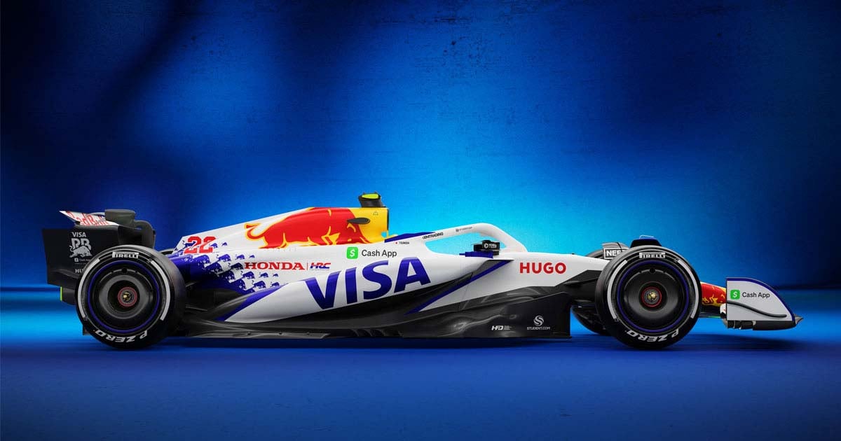 New 2025 Visa Cash App Racing Bulls livery and driver lineup