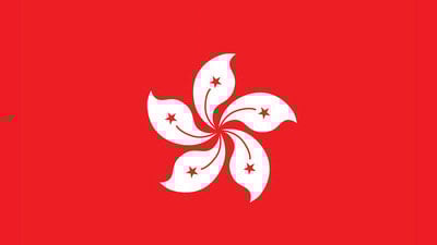 Hong Kong flag.