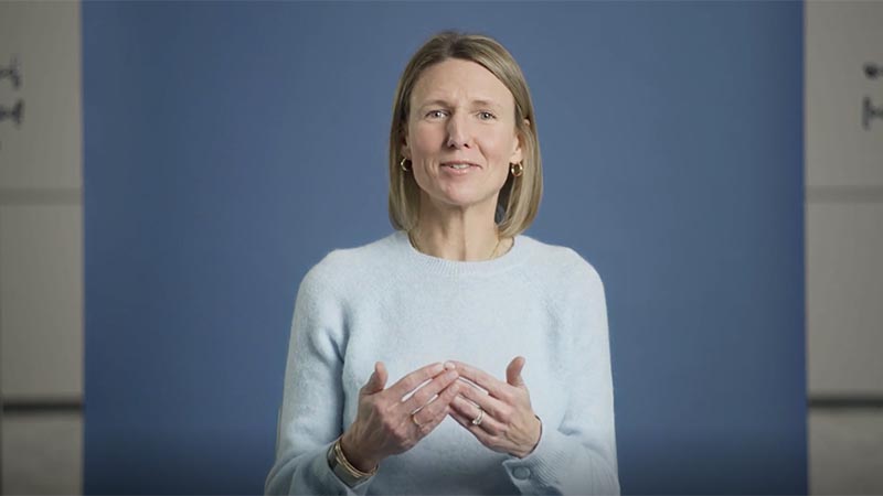 Video still of Kathleen Pierce Gilmore