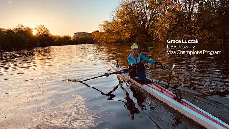 Grace Luczak, USA - Rowing, Visa Champions Program