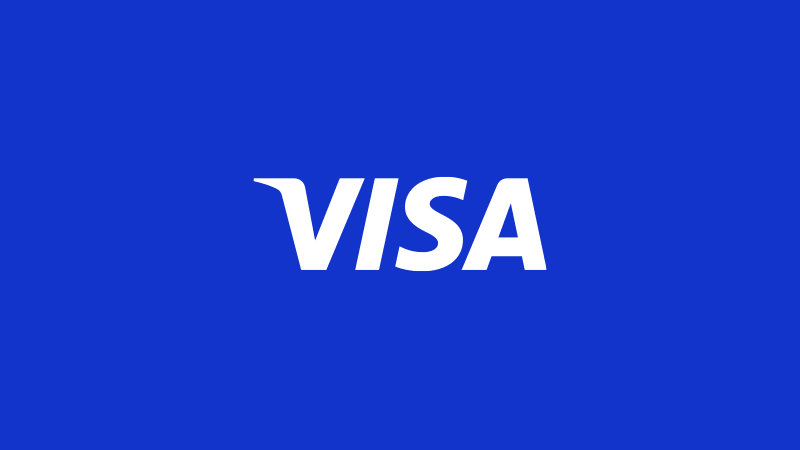 Visa logo.
