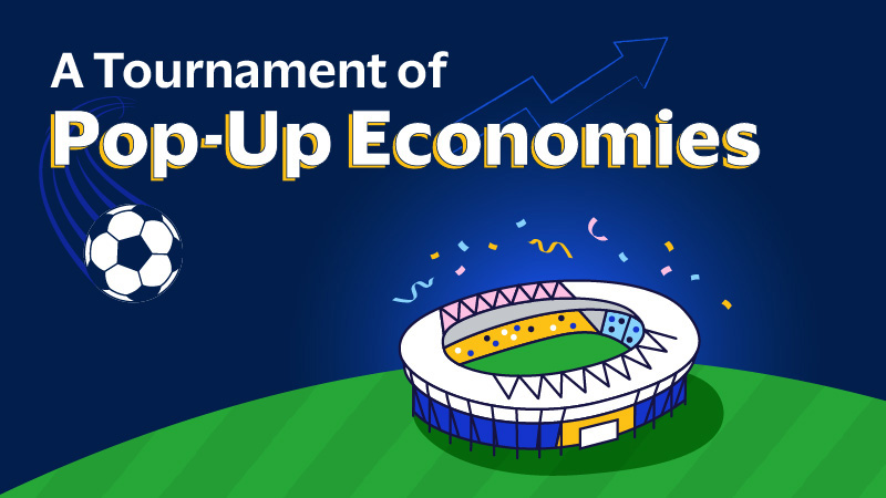 A Tournament of Pop-Up Economies