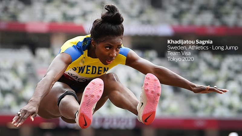 Khadijatou Sagnia, Sweden, Athletics - Long Jump, Team Visa, Tokyo 2020